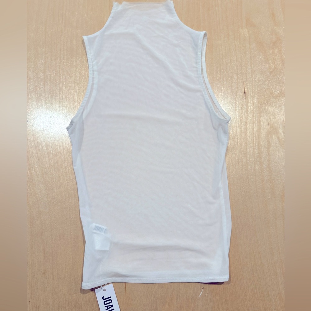 JOAH BROWN sheer top.
